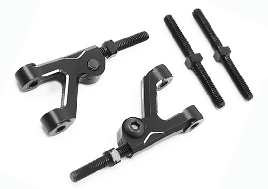 YD-2用 アルミ フロントアッパーアーム ブラック