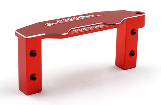 アルミ サーボマウント 京商FAZER MK2用 レッド