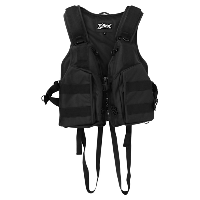 XOOX ゲームフローティングベスト BS フリー ブラック - 釣具の