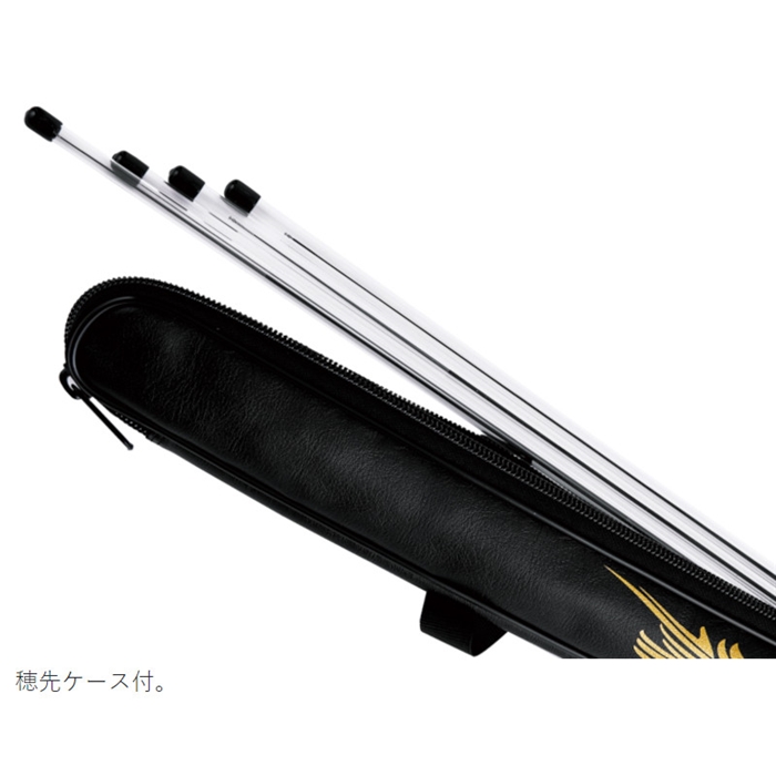 がまかつ 鮎ロッドケース(4本入) GC300 ブラック(Gamakatsu)【大型商品