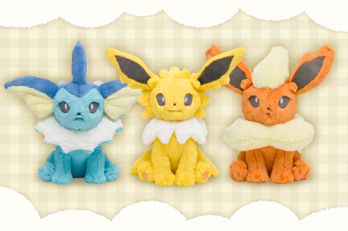 ふわふわ抱きぬいぐるみ」の第5弾が、ポケモンセンターに登場
