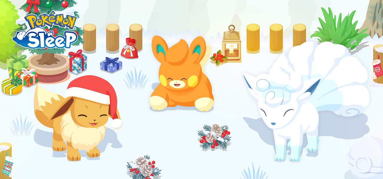 新登場】ロコン(アローラのすがた) / パモ たち – 『Pokémon Sleep