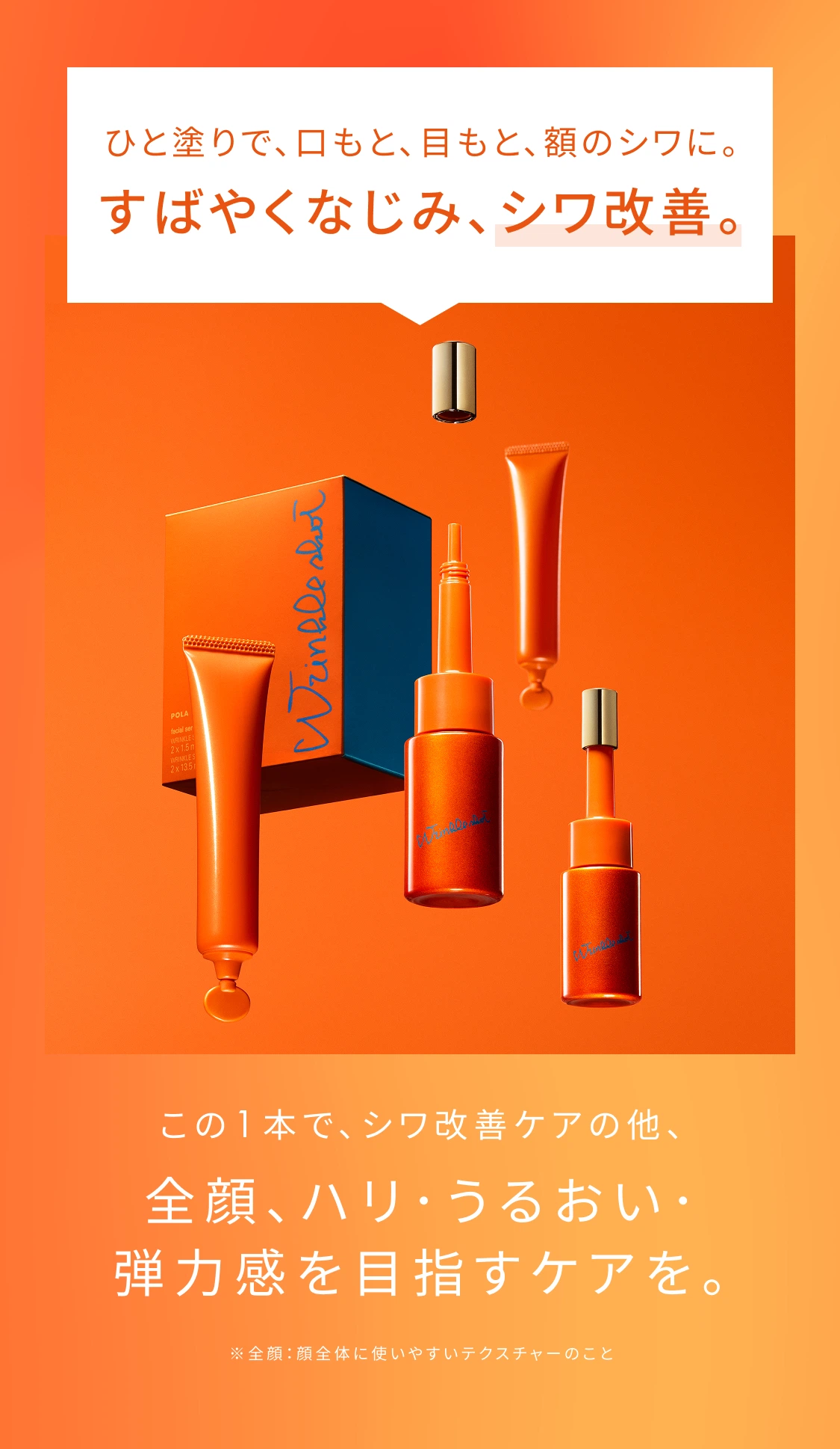 ニールワン配合の全顔先行美容液「リンクルショット メディカル セラム