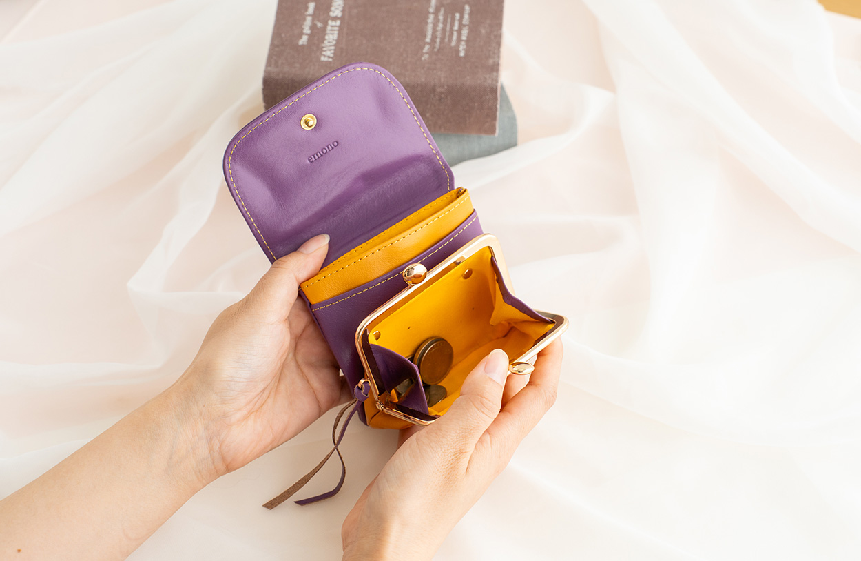 カスタムオーダーメイド カブセがま口財布 ｜イーモノ