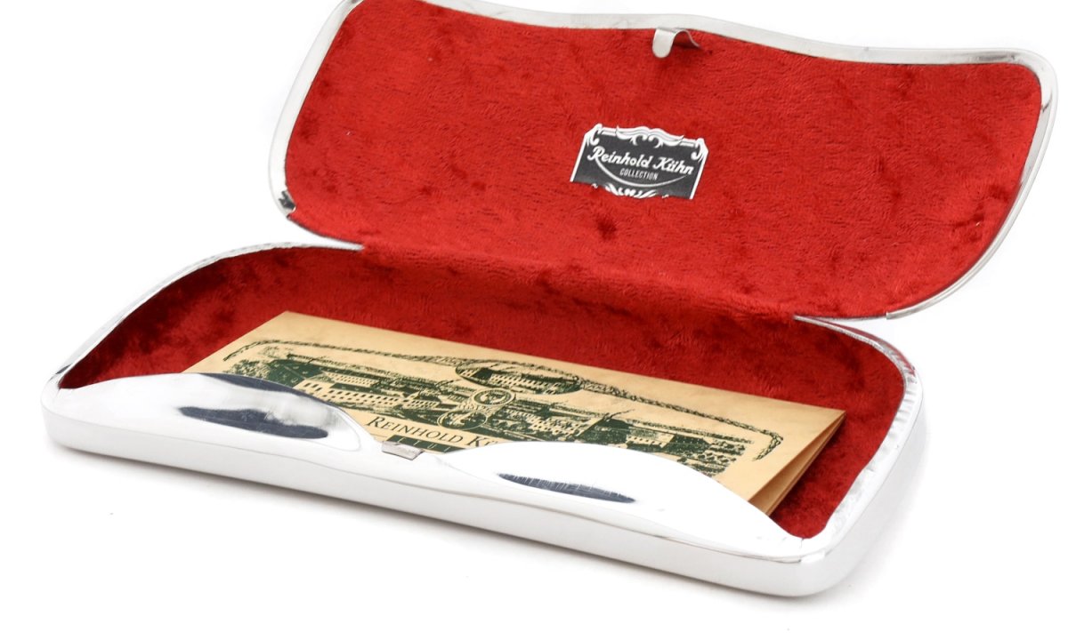 Reinhold Kuhn ラインホルトキューン アルミ製メガネケース Lサイズ