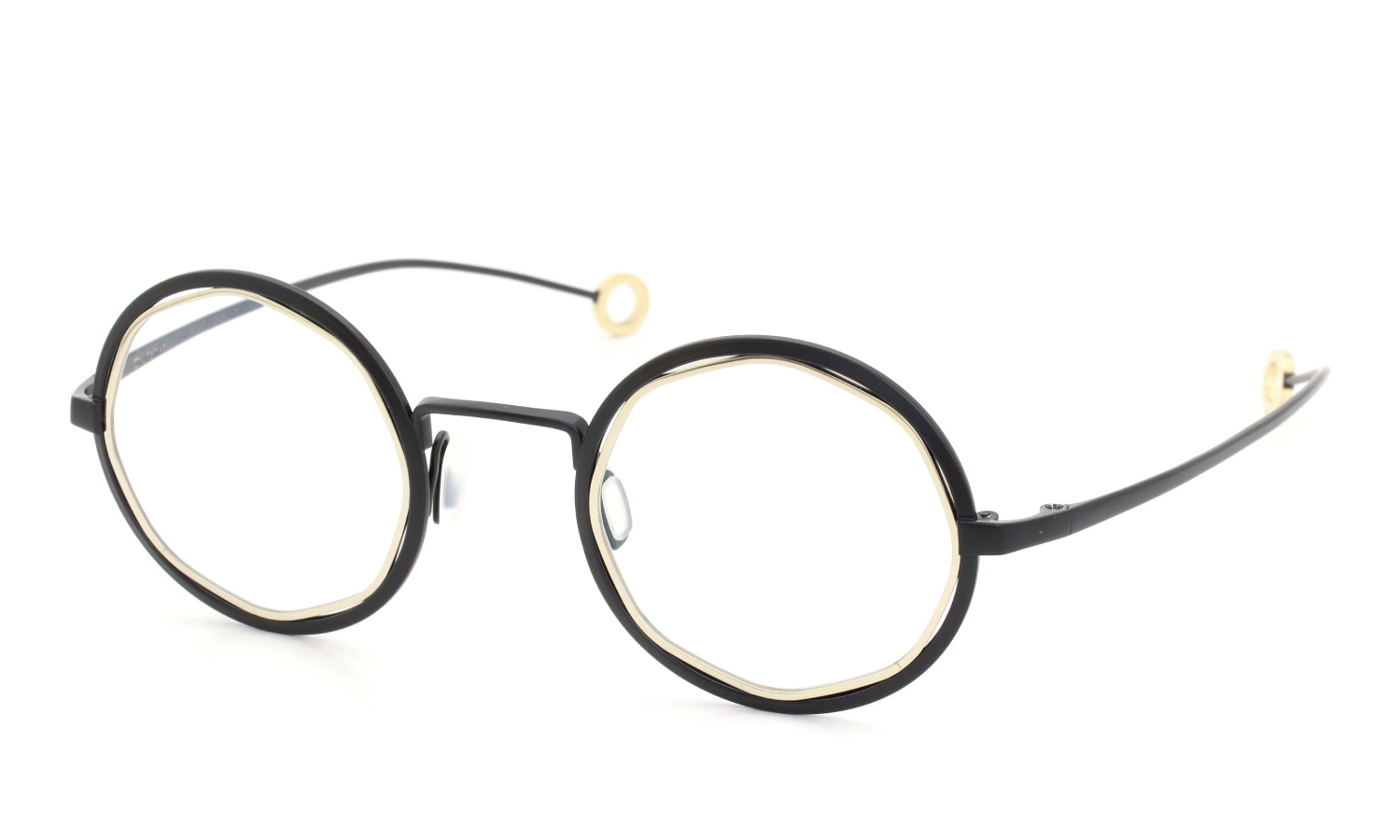 Arumamika アルマミカ 丸メガネ DAWN BOLD通販 BKG 44□24 (取扱店