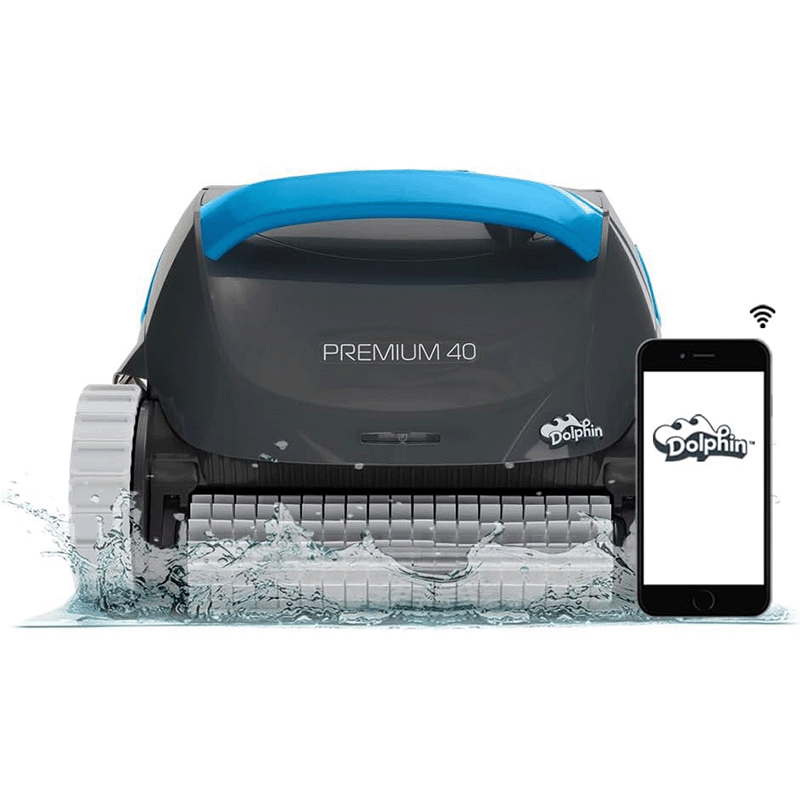 Dolphin Premium 40 Bluetooth and WiFi Enabled Robotic Pool Cleaner