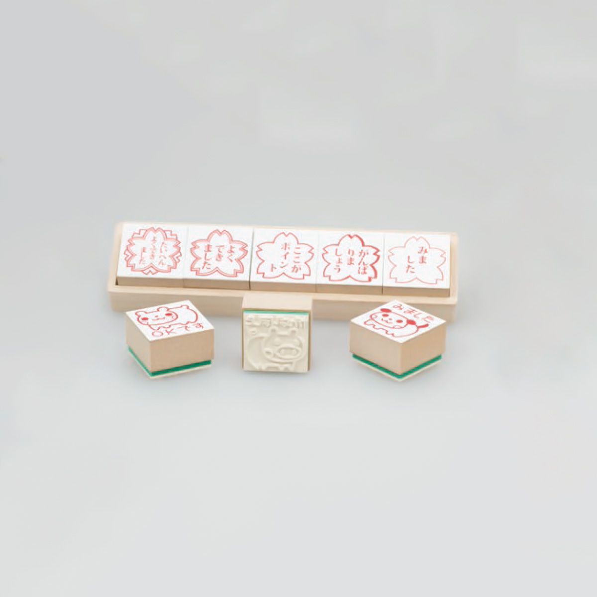 ティーチャースタンプ（ゴム印 5本セット SS-037）の販売｜教員・先生