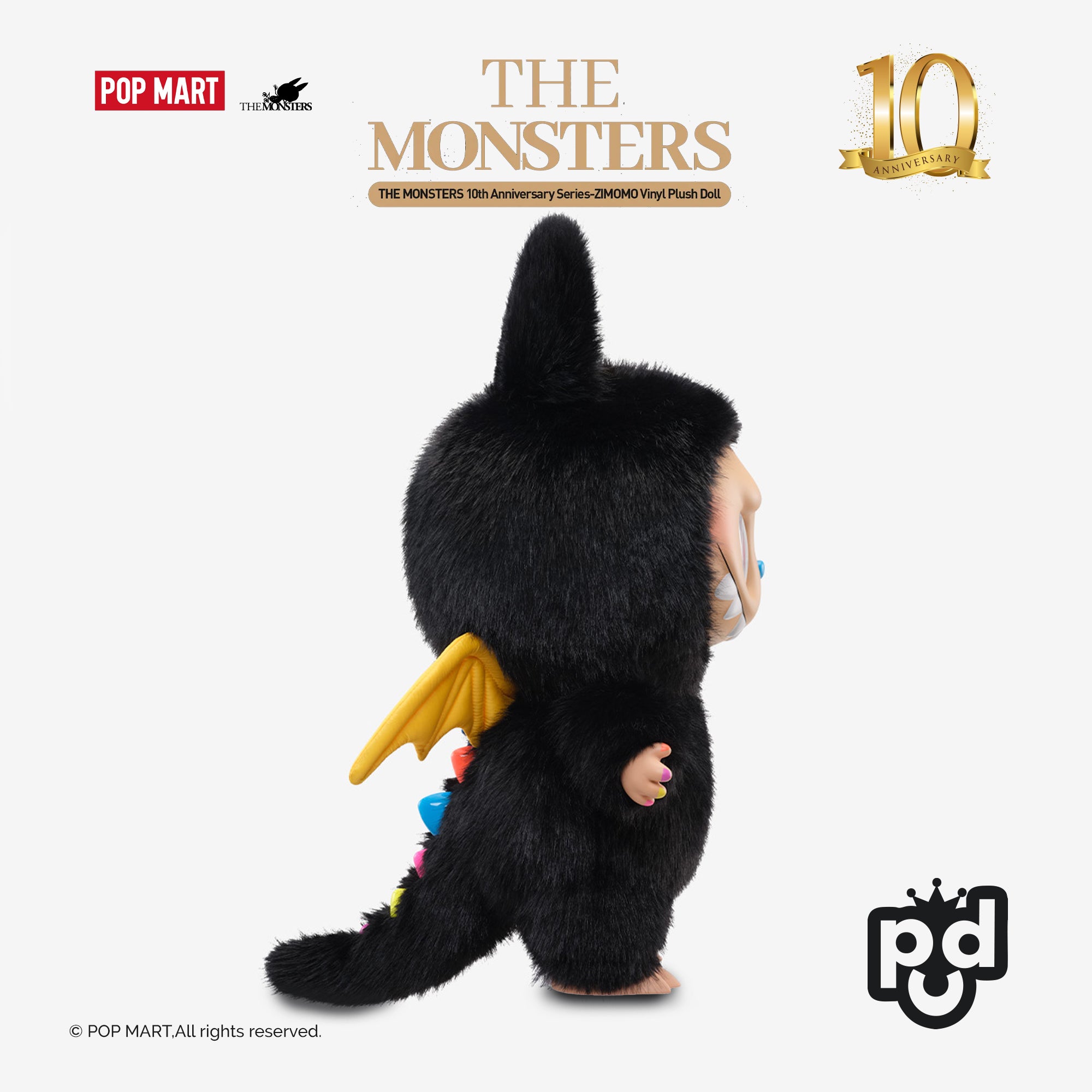 THE MONSTERS 10th Anniversary Series-ZIMOMO Vinyl Plush Doll (Pre