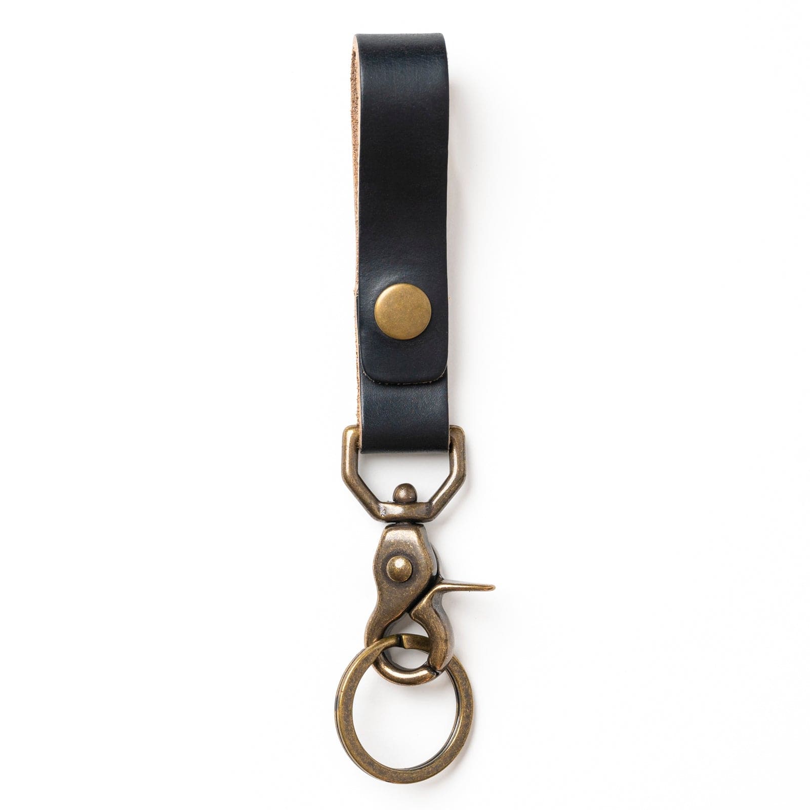 Leather Belt Loop Keychain: Timeless Addition to Your Keys - Popov