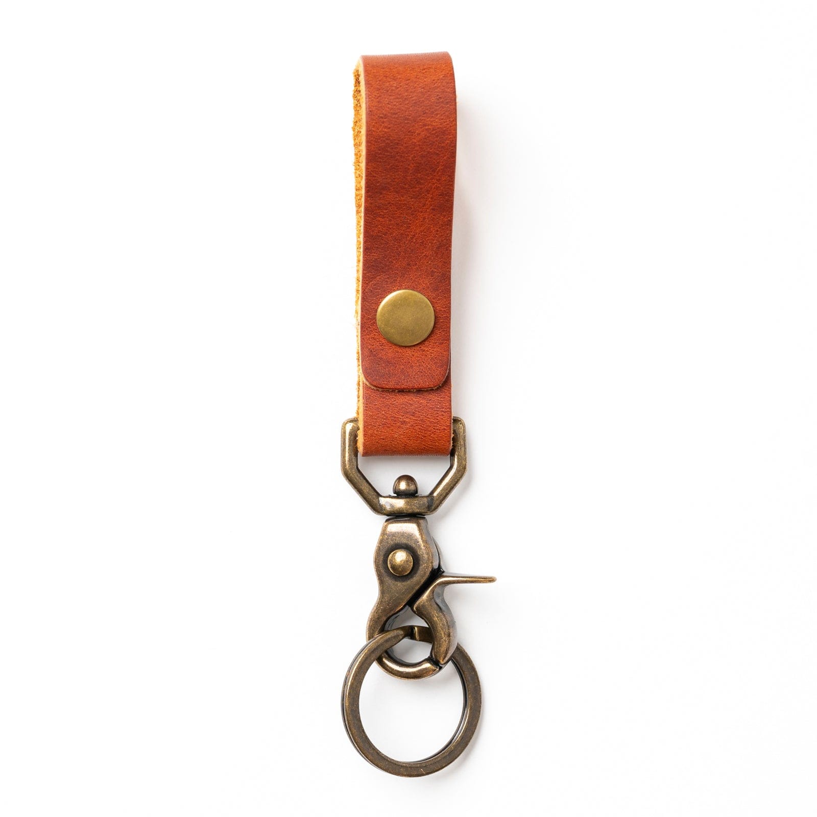 Leather Belt Loop Keychain: Timeless Addition to Your Keys - Popov