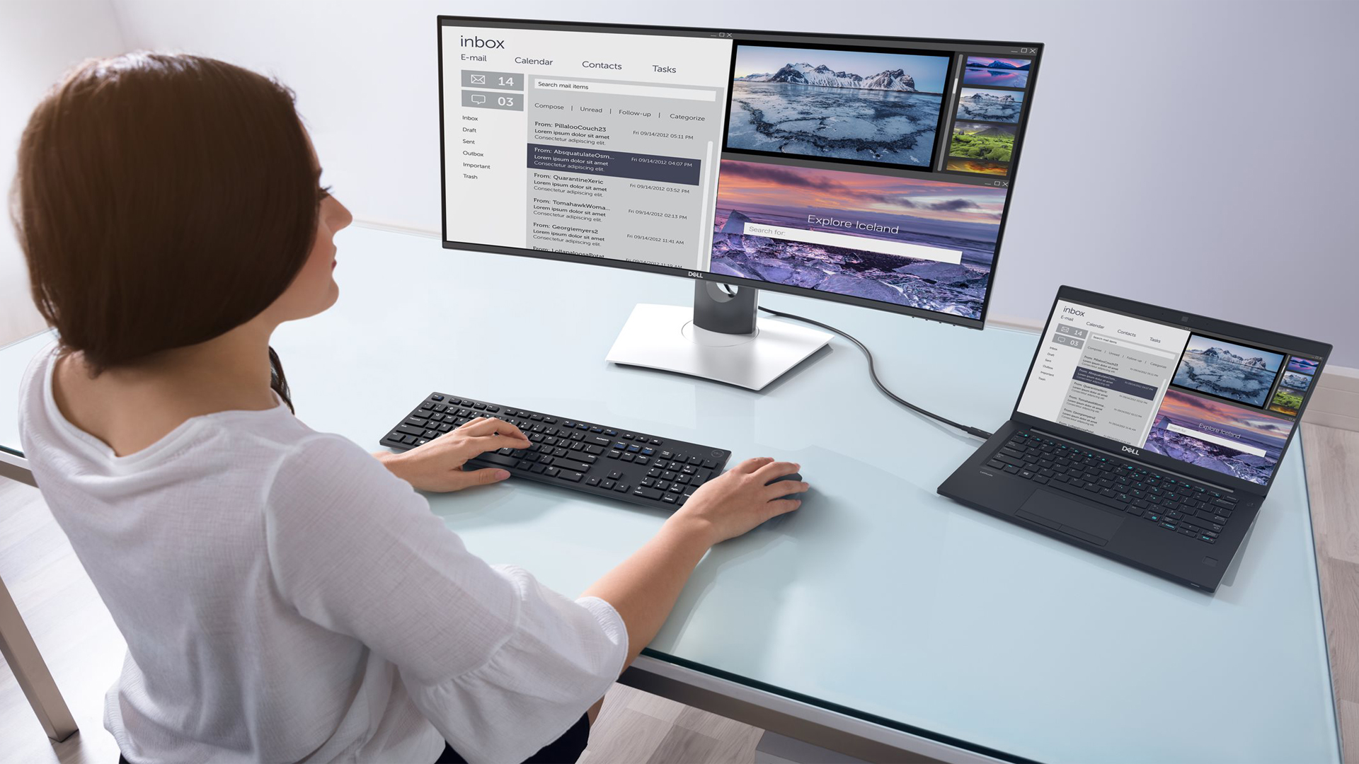Dell U3419W UltraSharp 34-Inch Curved USB-C Monitor | Computer