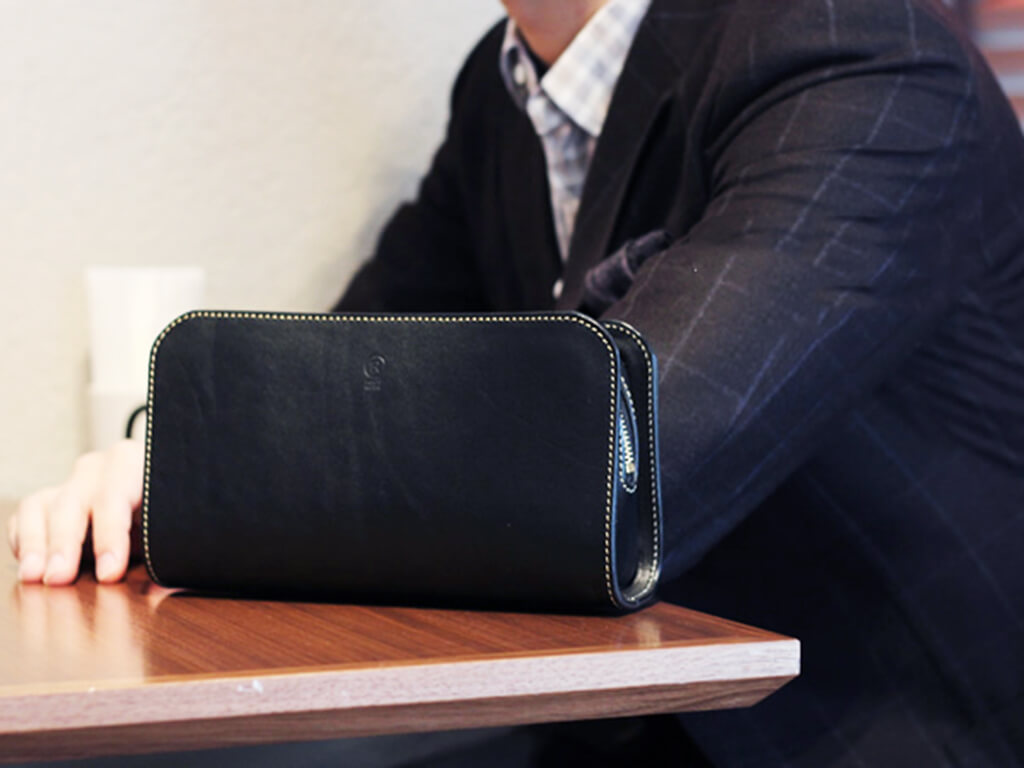 ステマチクラッチバッグ | 革工房のPorco Rosso(ポルコロッソ) - 日本