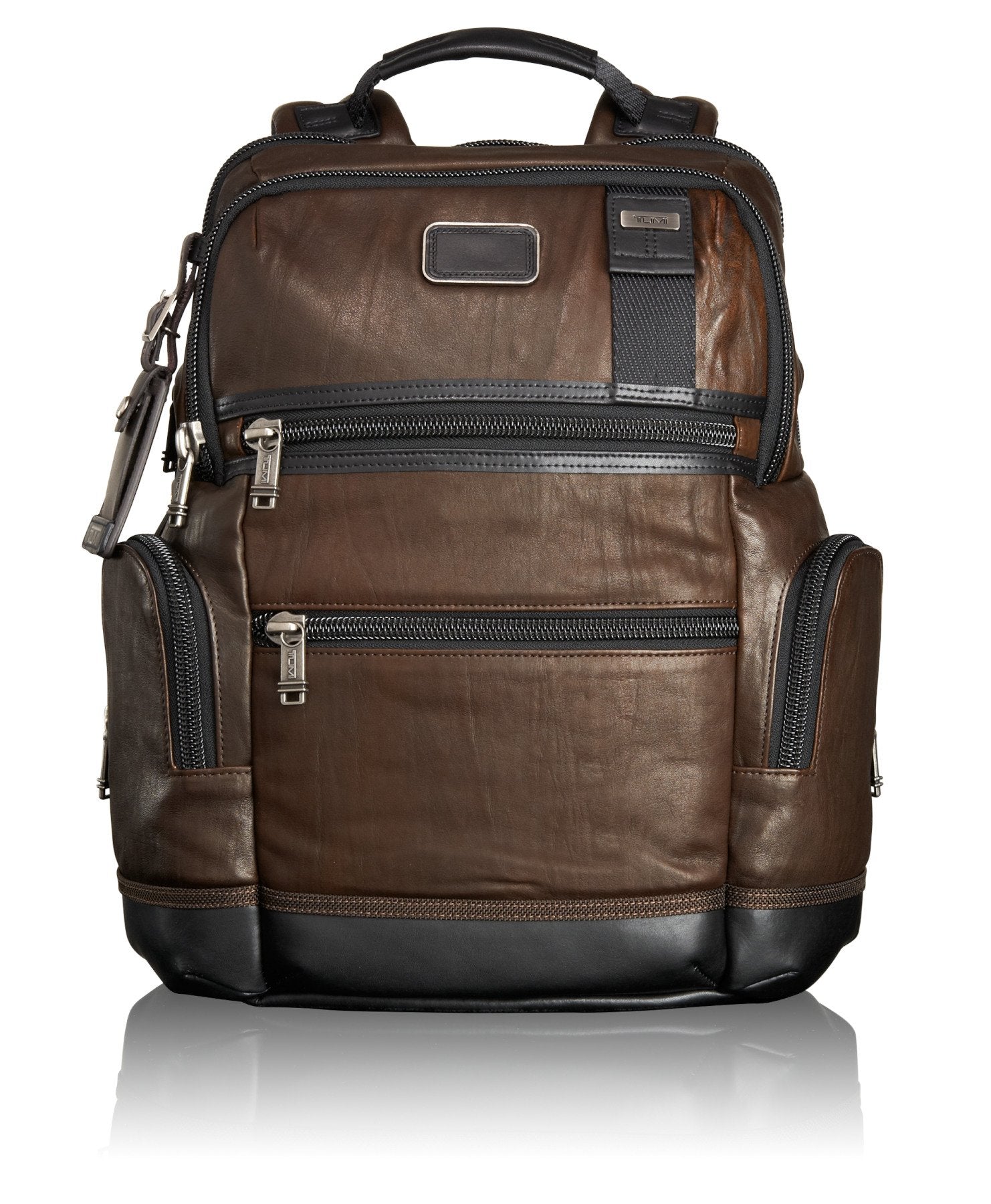 TUMI Alpha Bravo Leather Knox Backpack – Portmantos
