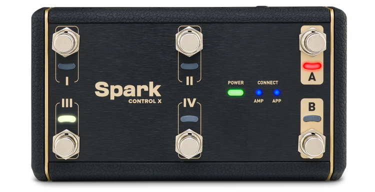 Spark Control X | 6-Switch Wireless Footswitch | Positive Grid