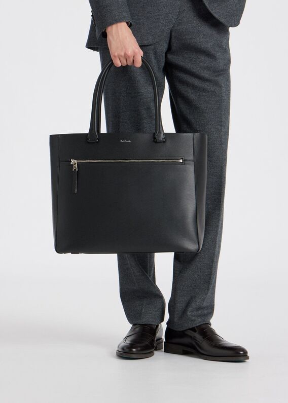 高級☆Paul Smith ポールスミス 牛革 オールレザー スリム ブリーフ