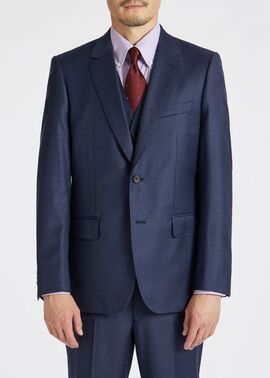 Paul Smith ダークブルー シングルブレスト スーツ サイズL Paul Smith