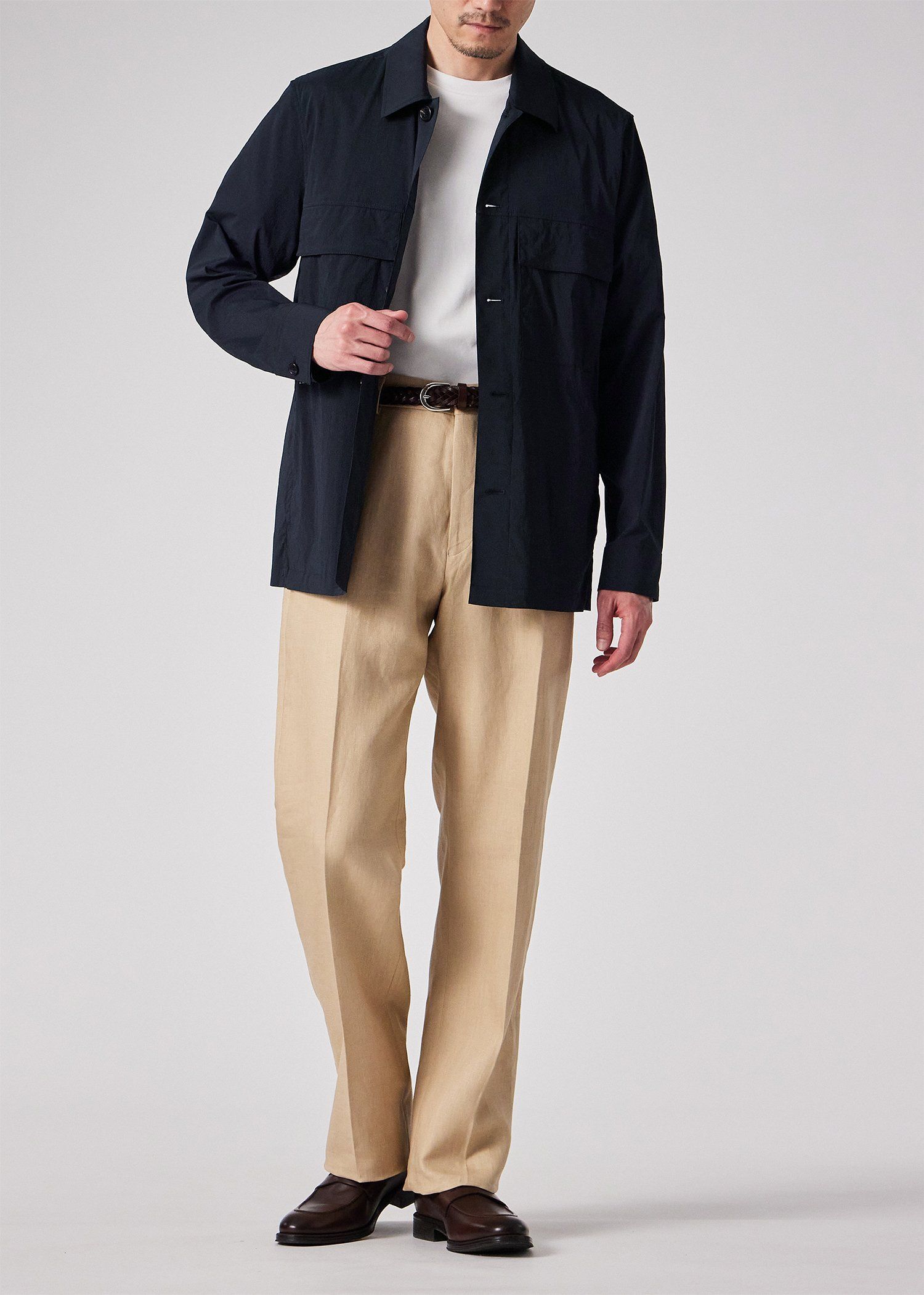 クラシックシャドーストライプ ブルゾン（ネイビー） ｜ポール・スミス