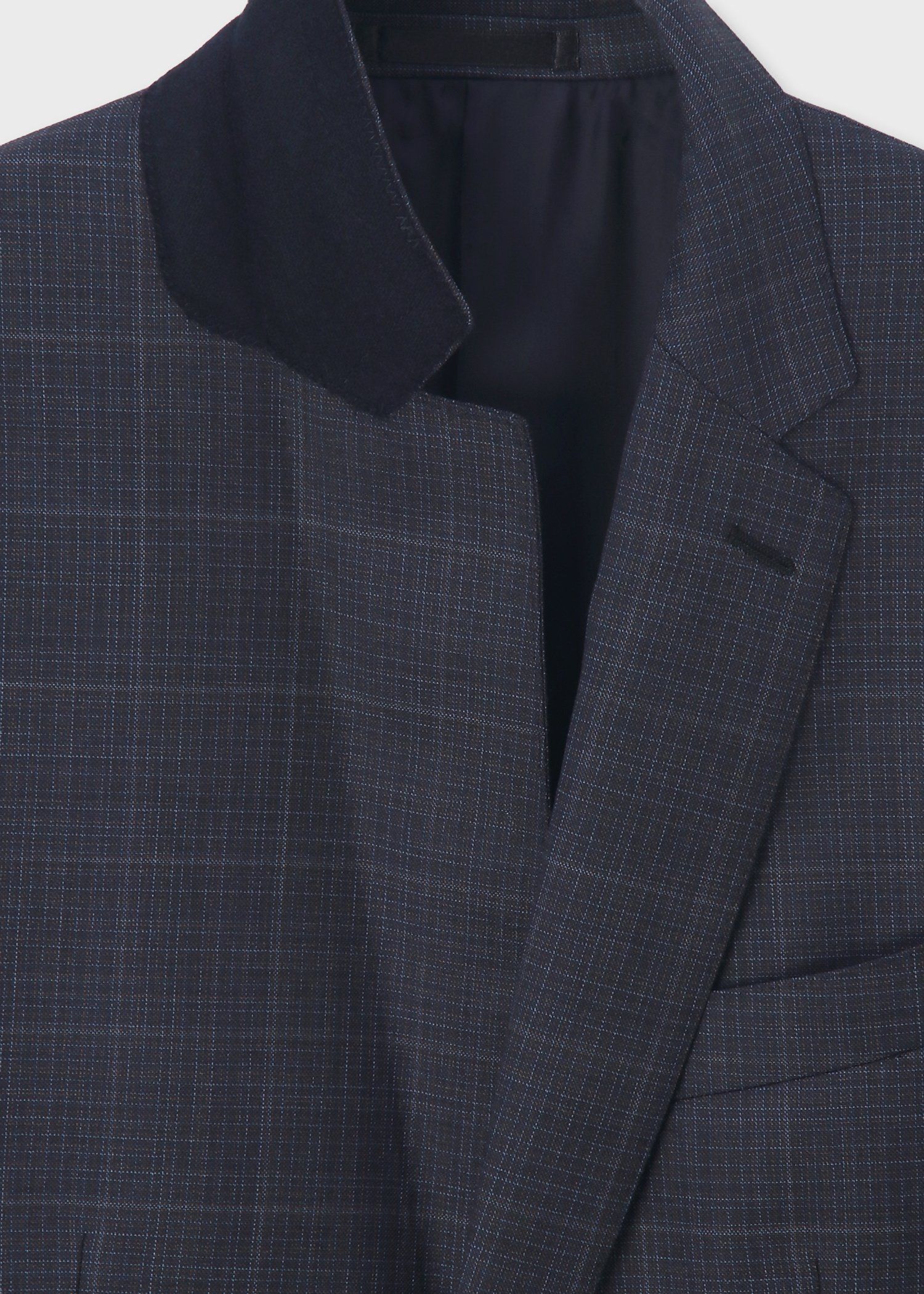 コントラストチェック 2B スーツ（ネイビー） ｜ポール・スミス