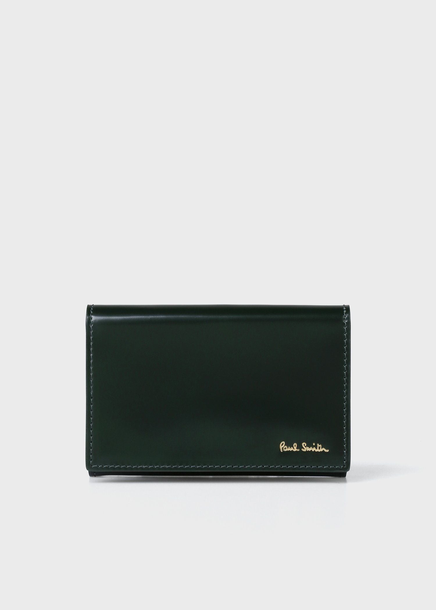 コードバン 名刺入れ（グリーン） ｜ポール・スミス