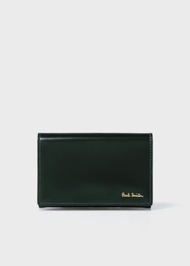 ハイライトステッチ 名刺入れ（ネイビー） ｜ポール・スミス