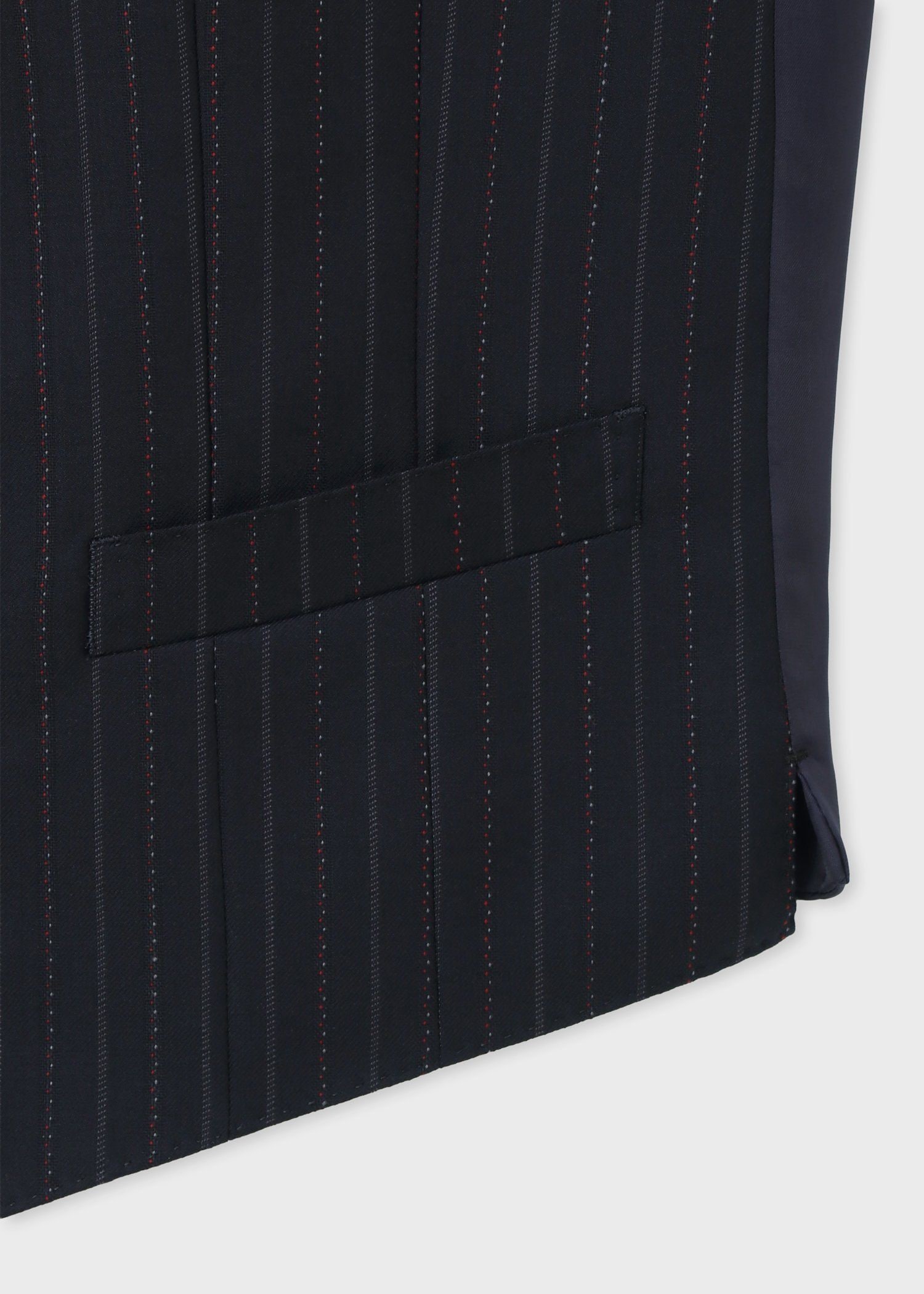 オルタネイトストライプ 6Bベスト（ネイビー） ｜ポール・スミス