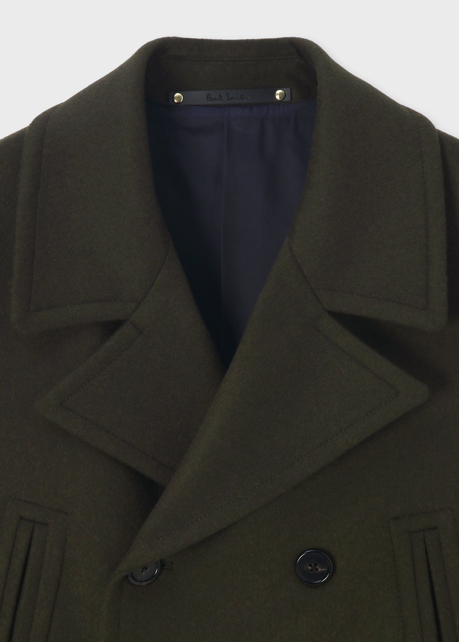 ソフトメルトン ピーコート（ダークグリーン） ｜ポール・スミス