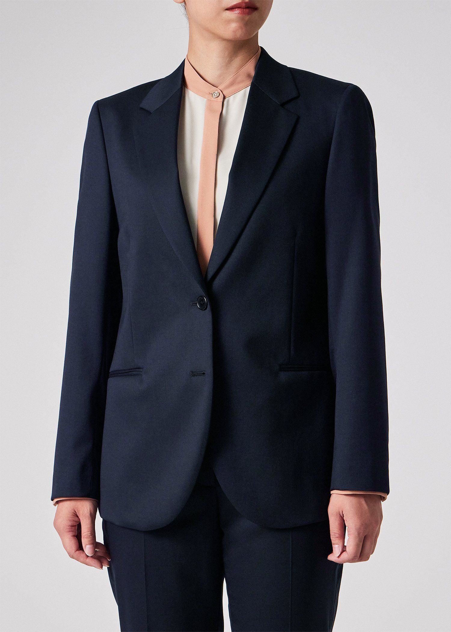 ウィメンズ トラベル ジャケット（ネイビー） ｜ポール・スミス