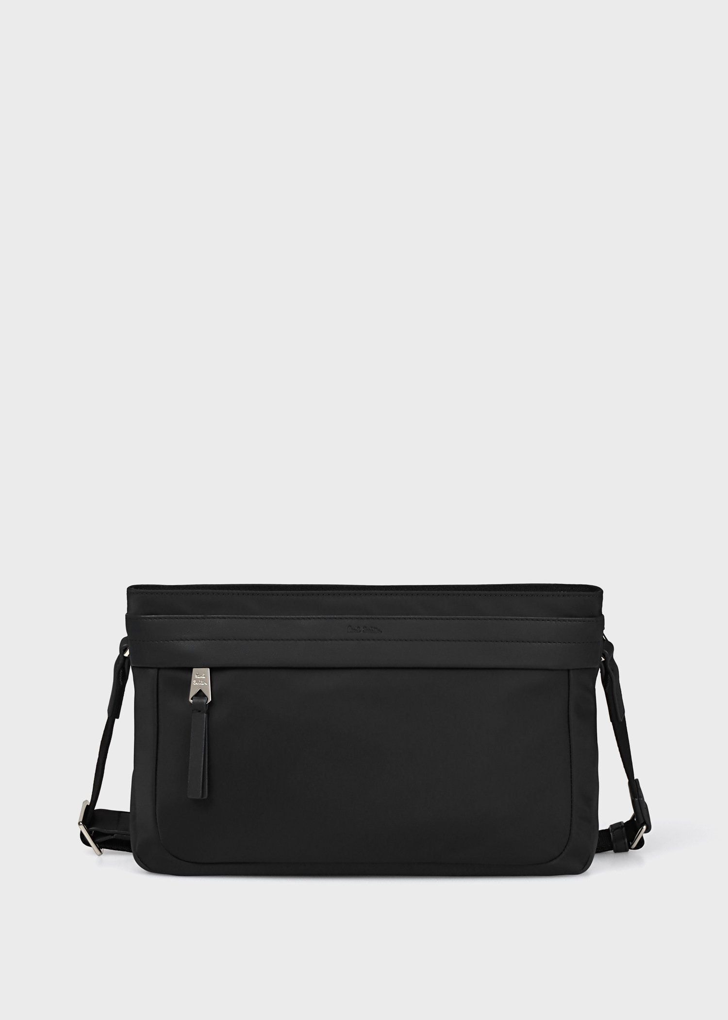 ナイロンブライトストライプトリム 2WAYミニショルダーバッグ