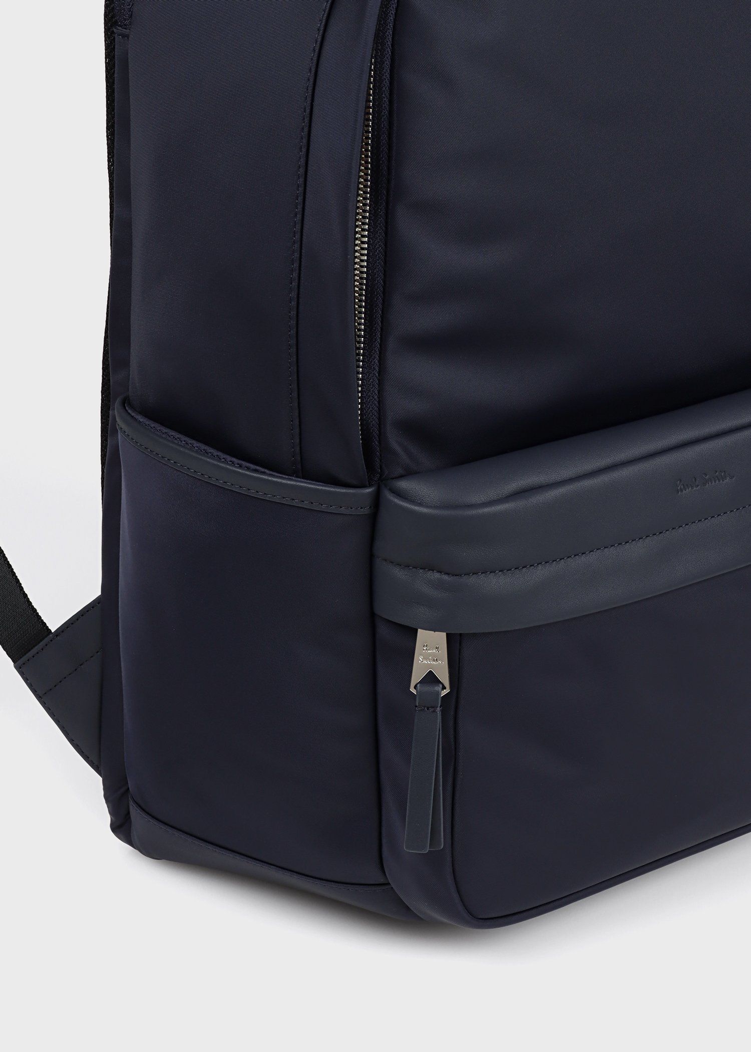 ナイロンブライトストライプトリム リュック（ネイビー） ｜ポール・スミス