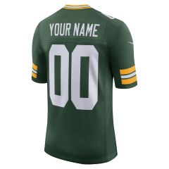 Green Bay Packers #21 Nate Hobbs Nike Home Game Jersey at the