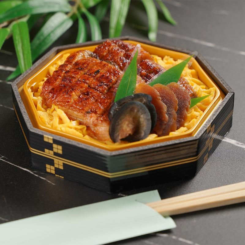 どんぶり容器 WIC-八角15 本体 本陣金 エフピコ | テイクアウト容器の