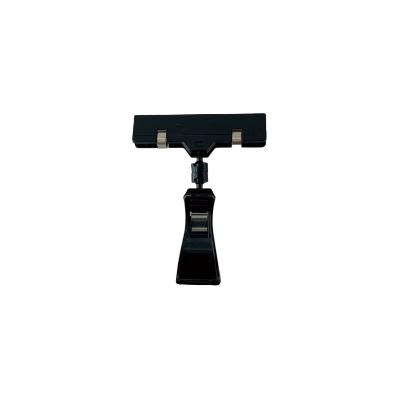 POPスタンド K_器具 46421 ポップクリップ ブラックH160 P・O・P