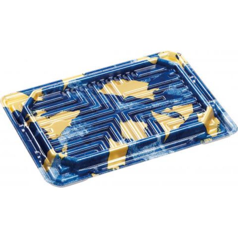 刺身容器 涼角 24-17 れん石青 エフピコ | テイクアウト容器の通販