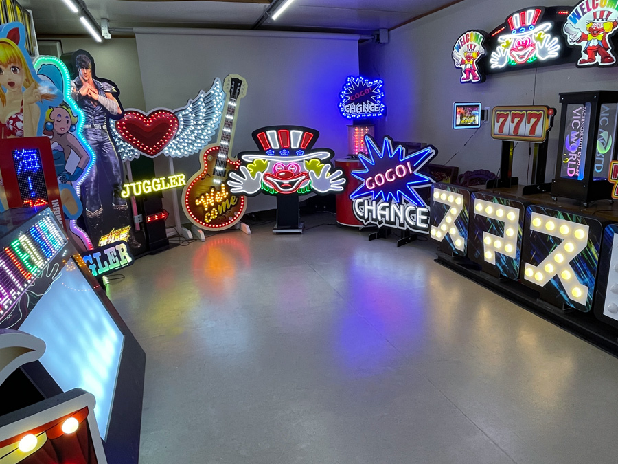 ホール装飾製品、ショールームございます！パチンコ・パチスロ店販促