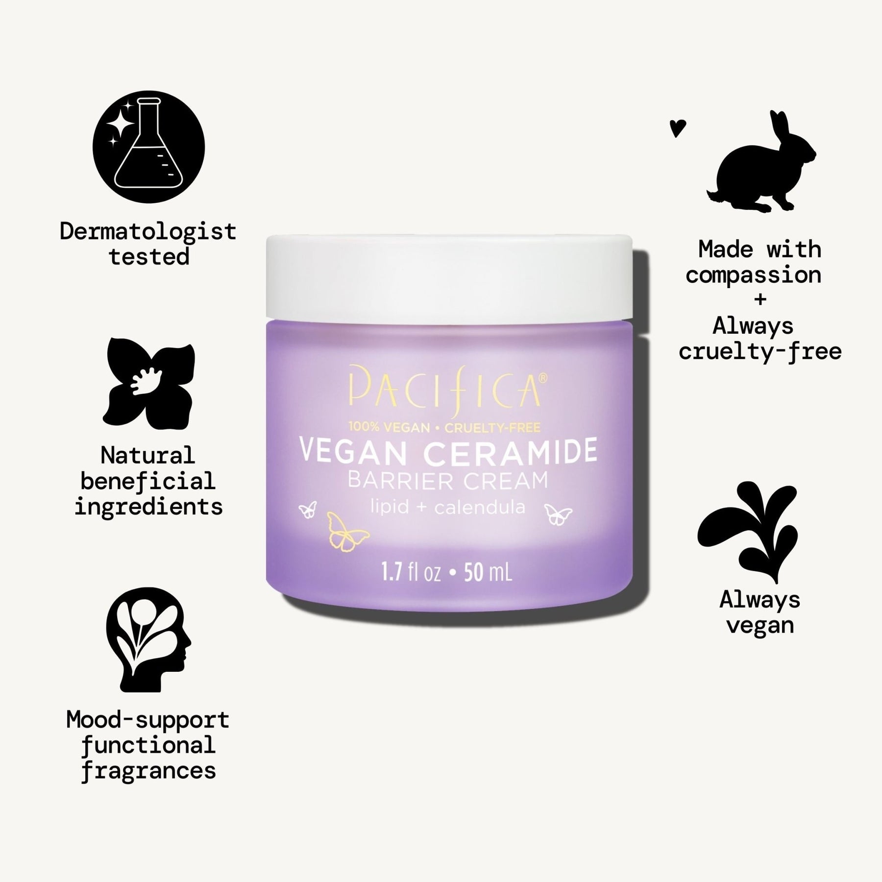 Vegan Ceramide Barrier Face Cream