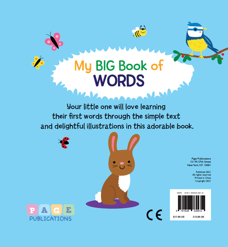 My Big Book of Words (Board Book) – Page Publications