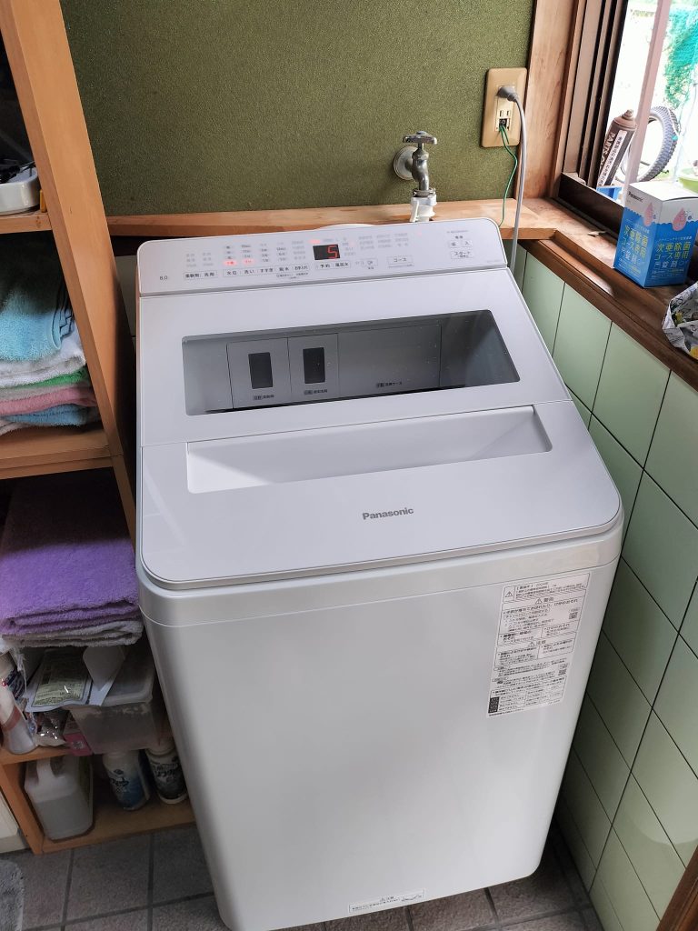 パナソニック全自動洗濯機 インバーター全自動洗濯機NA-FA8K2 納品