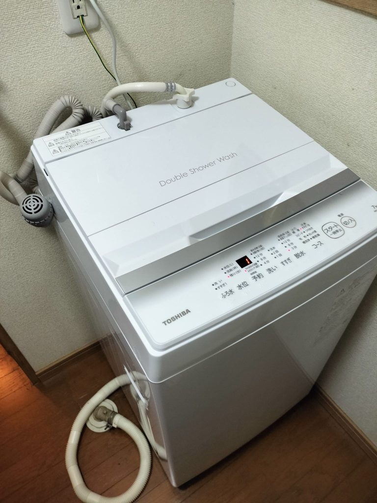 TOSHIBA 洗濯機 7kg Double Shower Wash 2024