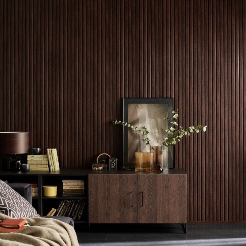 Buy Vox Linerio Mocca Slat Wood Panel | Panel Co – Panel Company
