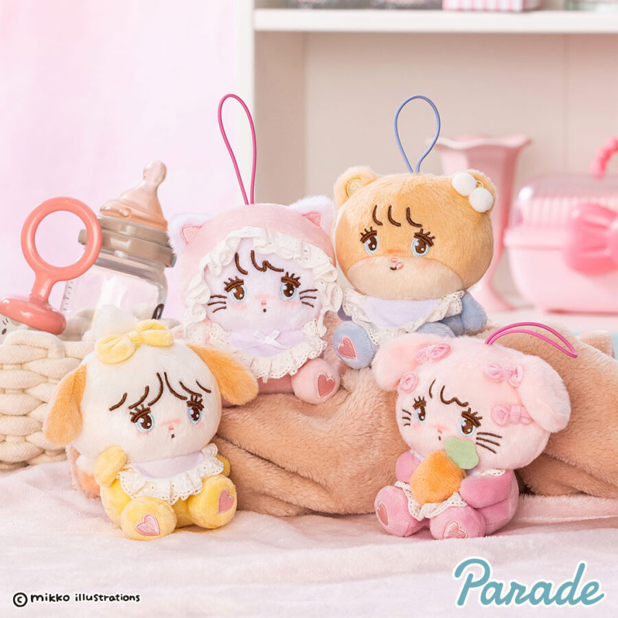 mikko characters 抱きしめおリボンマスコット | 商品紹介 | 株式会社