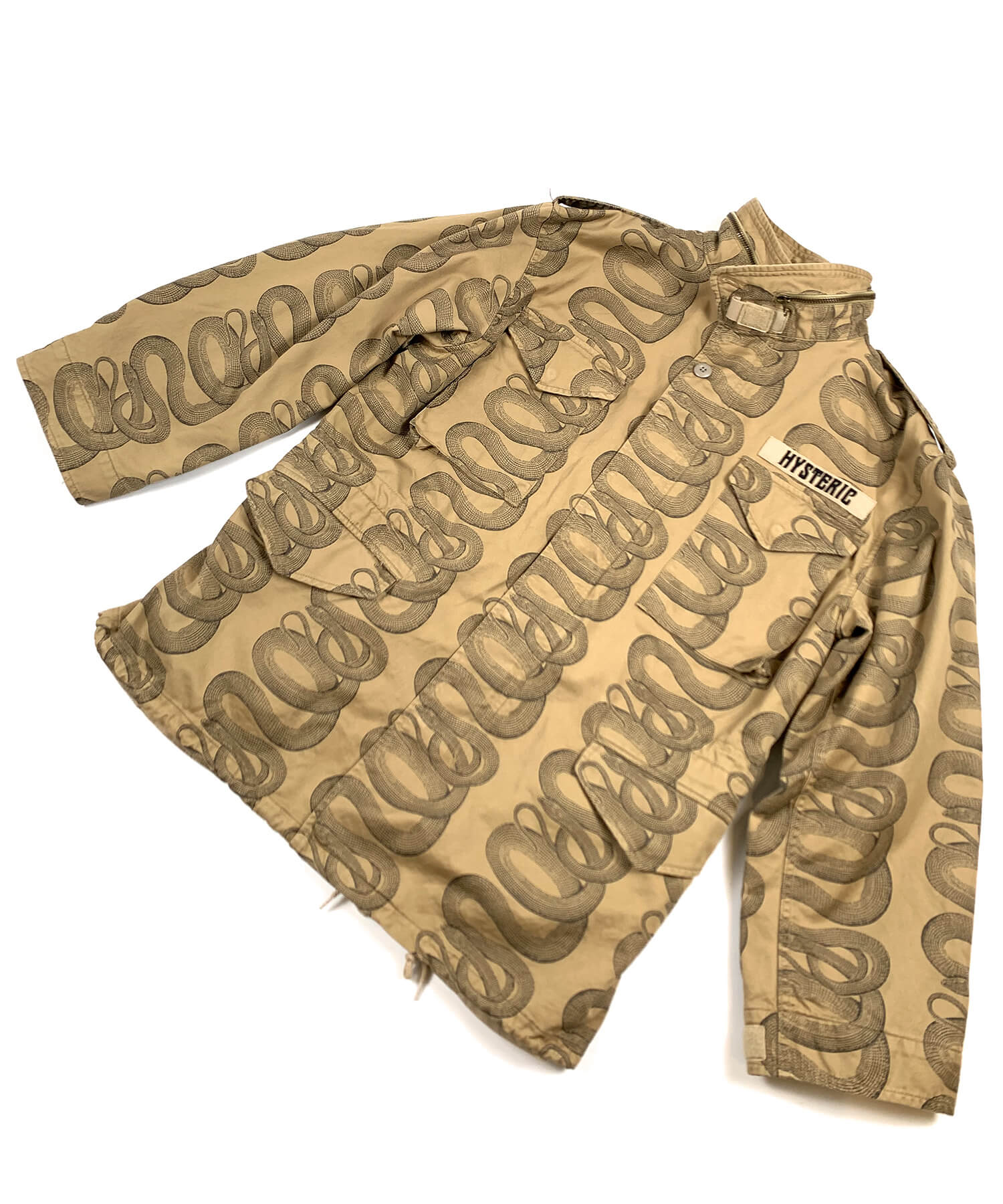 HYSTERIC GLAMOUR SEE NO EVIL刺繍 ヴァーシティジャケット