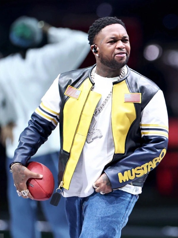 SB LIX Halftime Show DJ Mustard Leather Jacket - Paragon Jackets