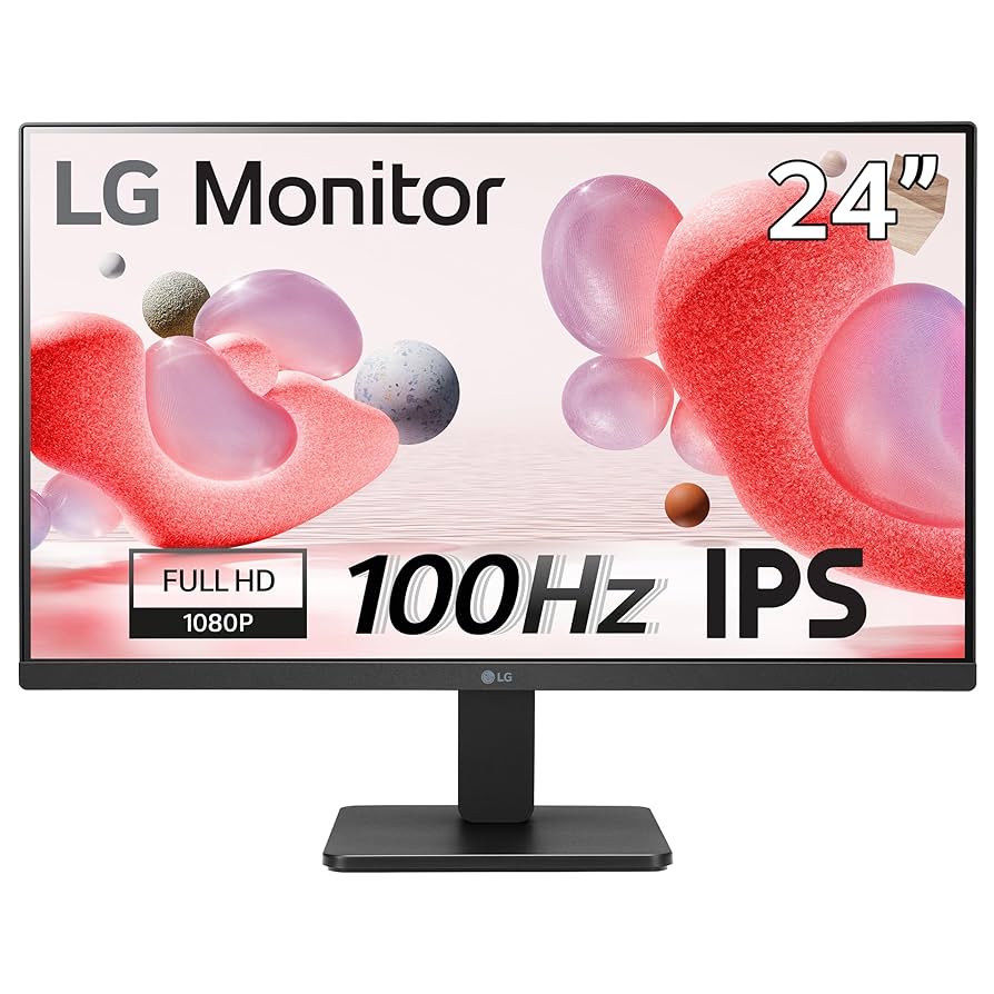 LG 24MR400-B 24-inch FHD 3-Side Borderless IPS 100Hz Monitor