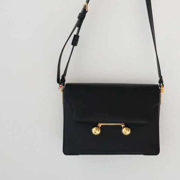 MARNI(マルニ)】 ブラック レザー製 チャンキー クロッグブーツ