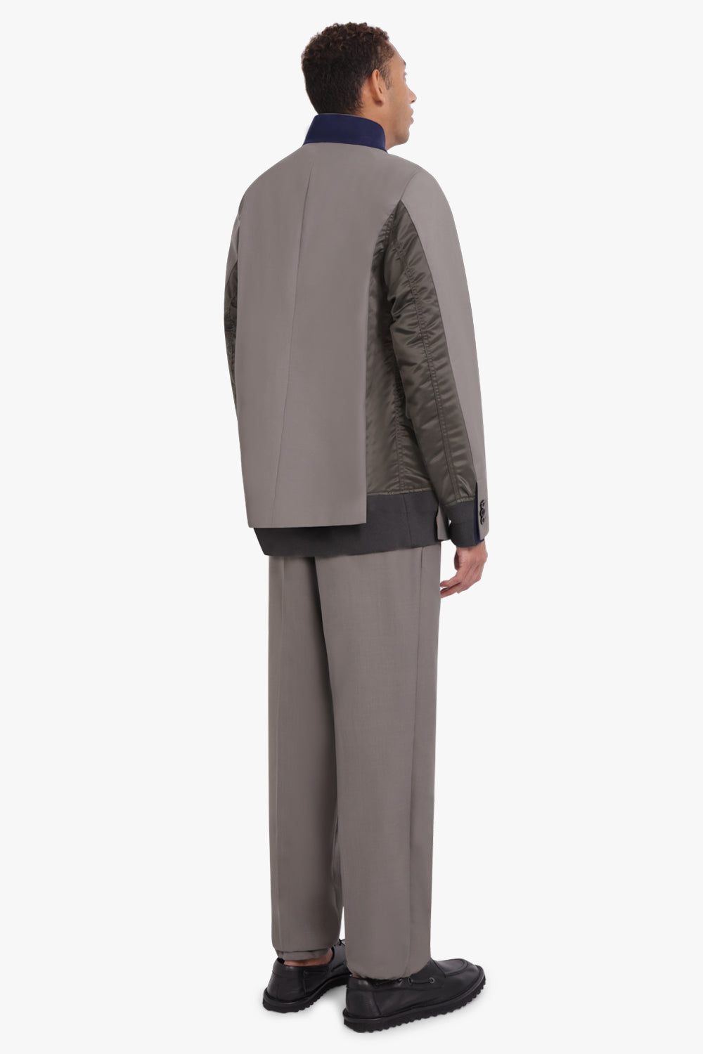 SACAI SUITING JACKET TAUPE NEW SEASON PARLOUR X ONLINE SYDNEY