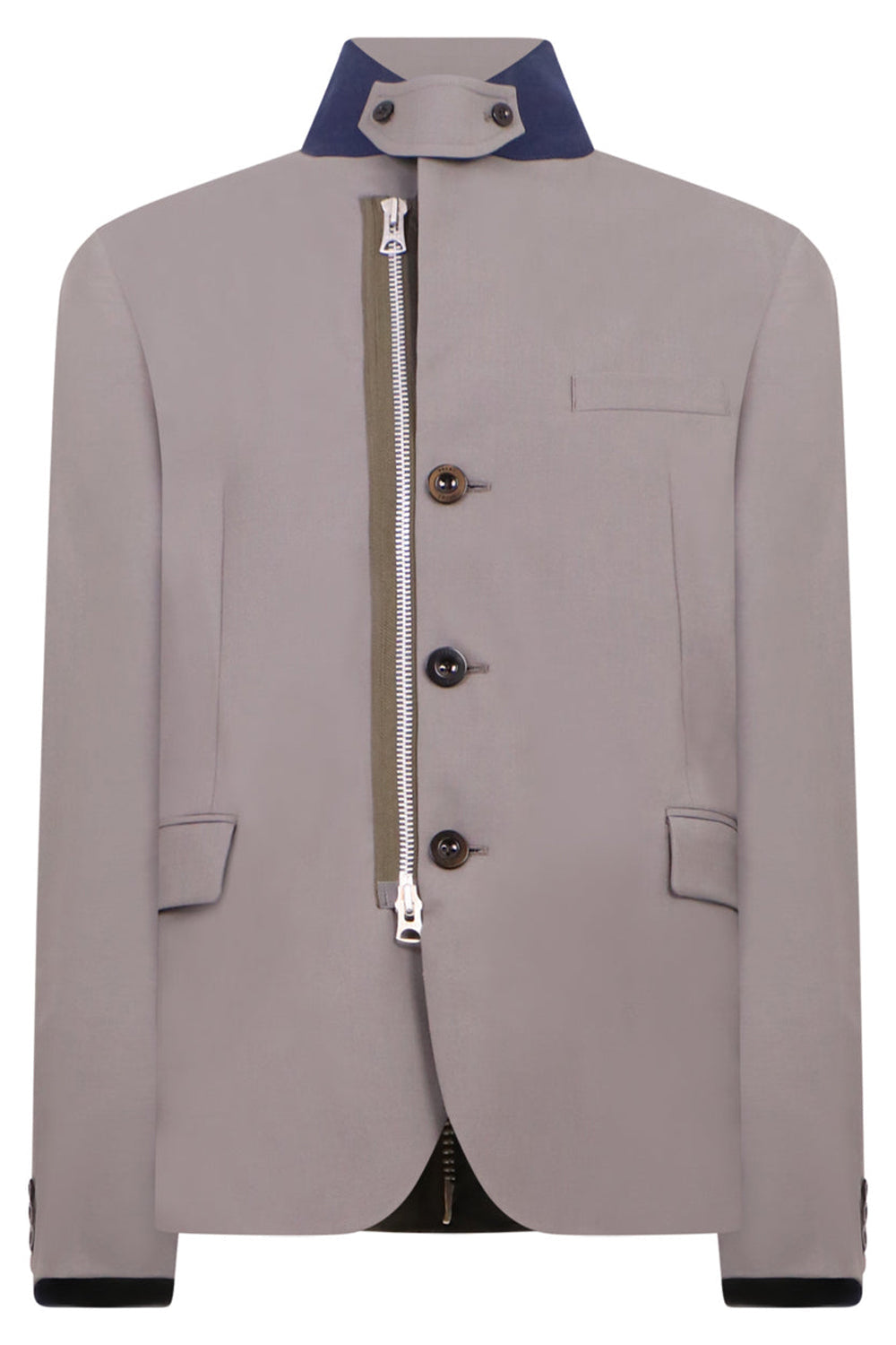 SACAI SUITING JACKET TAUPE NEW SEASON PARLOUR X ONLINE SYDNEY