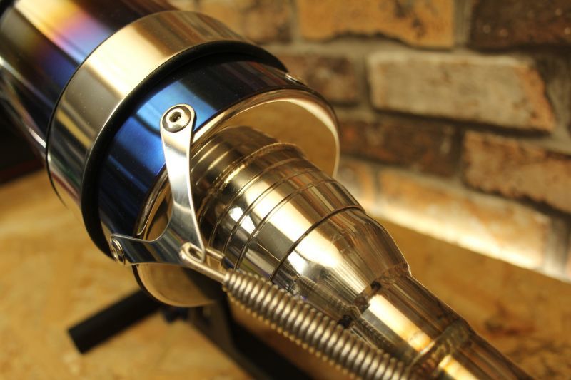 TRHC フルストレートレーシングマフラー [シグナスX]（小排気量用/大