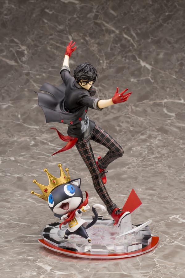 P5D』主人公＆モルガナの躍動感あふれるフィギュアがかっこいい
