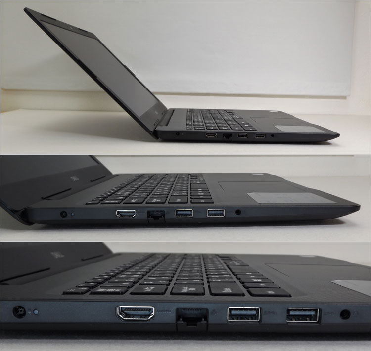 光学ドライブを内蔵した、15.6インチ・ビジネスノート Vostro 15